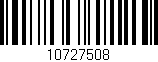 Código de barras (EAN, GTIN, SKU, ISBN): '10727508'