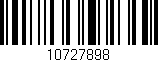 Código de barras (EAN, GTIN, SKU, ISBN): '10727898'