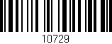 Código de barras (EAN, GTIN, SKU, ISBN): '10729'