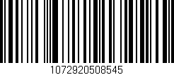 Código de barras (EAN, GTIN, SKU, ISBN): '1072920508545'