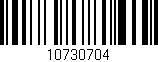 Código de barras (EAN, GTIN, SKU, ISBN): '10730704'
