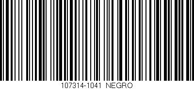 Código de barras (EAN, GTIN, SKU, ISBN): '107314-1041_NEGRO'