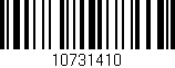 Código de barras (EAN, GTIN, SKU, ISBN): '10731410'