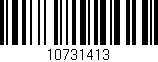 Código de barras (EAN, GTIN, SKU, ISBN): '10731413'