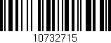 Código de barras (EAN, GTIN, SKU, ISBN): '10732715'