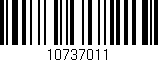 Código de barras (EAN, GTIN, SKU, ISBN): '10737011'