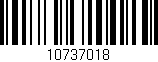Código de barras (EAN, GTIN, SKU, ISBN): '10737018'