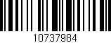Código de barras (EAN, GTIN, SKU, ISBN): '10737984'
