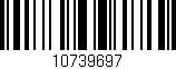 Código de barras (EAN, GTIN, SKU, ISBN): '10739697'