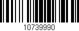 Código de barras (EAN, GTIN, SKU, ISBN): '10739990'