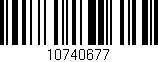 Código de barras (EAN, GTIN, SKU, ISBN): '10740677'