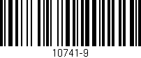 Código de barras (EAN, GTIN, SKU, ISBN): '10741-9'