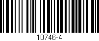 Código de barras (EAN, GTIN, SKU, ISBN): '10746-4'