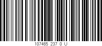 Código de barras (EAN, GTIN, SKU, ISBN): '107465_237_0_U'