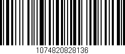 Código de barras (EAN, GTIN, SKU, ISBN): '1074820828136'