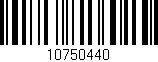 Código de barras (EAN, GTIN, SKU, ISBN): '10750440'