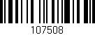 Código de barras (EAN, GTIN, SKU, ISBN): '107508'