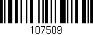Código de barras (EAN, GTIN, SKU, ISBN): '107509'