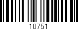 Código de barras (EAN, GTIN, SKU, ISBN): '10751'