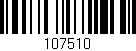 Código de barras (EAN, GTIN, SKU, ISBN): '107510'