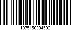 Código de barras (EAN, GTIN, SKU, ISBN): '1075158904592'