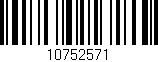 Código de barras (EAN, GTIN, SKU, ISBN): '10752571'