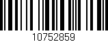 Código de barras (EAN, GTIN, SKU, ISBN): '10752859'
