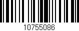 Código de barras (EAN, GTIN, SKU, ISBN): '10755086'