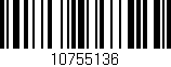 Código de barras (EAN, GTIN, SKU, ISBN): '10755136'
