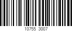 Código de barras (EAN, GTIN, SKU, ISBN): '10755/3007'