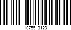 Código de barras (EAN, GTIN, SKU, ISBN): '10755/3126'