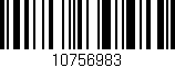 Código de barras (EAN, GTIN, SKU, ISBN): '10756983'