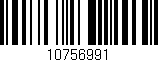 Código de barras (EAN, GTIN, SKU, ISBN): '10756991'