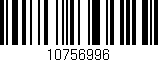 Código de barras (EAN, GTIN, SKU, ISBN): '10756996'