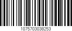 Código de barras (EAN, GTIN, SKU, ISBN): '1075703038253'