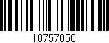 Código de barras (EAN, GTIN, SKU, ISBN): '10757050'