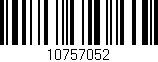 Código de barras (EAN, GTIN, SKU, ISBN): '10757052'