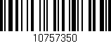 Código de barras (EAN, GTIN, SKU, ISBN): '10757350'