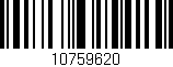 Código de barras (EAN, GTIN, SKU, ISBN): '10759620'