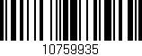 Código de barras (EAN, GTIN, SKU, ISBN): '10759935'