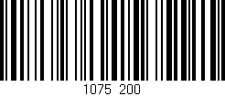 Código de barras (EAN, GTIN, SKU, ISBN): '1075/200'