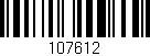 Código de barras (EAN, GTIN, SKU, ISBN): '107612'