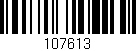 Código de barras (EAN, GTIN, SKU, ISBN): '107613'