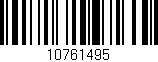 Código de barras (EAN, GTIN, SKU, ISBN): '10761495'