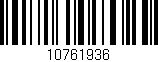 Código de barras (EAN, GTIN, SKU, ISBN): '10761936'