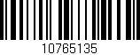 Código de barras (EAN, GTIN, SKU, ISBN): '10765135'