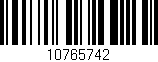 Código de barras (EAN, GTIN, SKU, ISBN): '10765742'