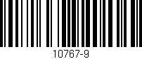Código de barras (EAN, GTIN, SKU, ISBN): '10767-9'