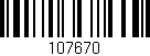 Código de barras (EAN, GTIN, SKU, ISBN): '107670'