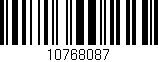 Código de barras (EAN, GTIN, SKU, ISBN): '10768087'